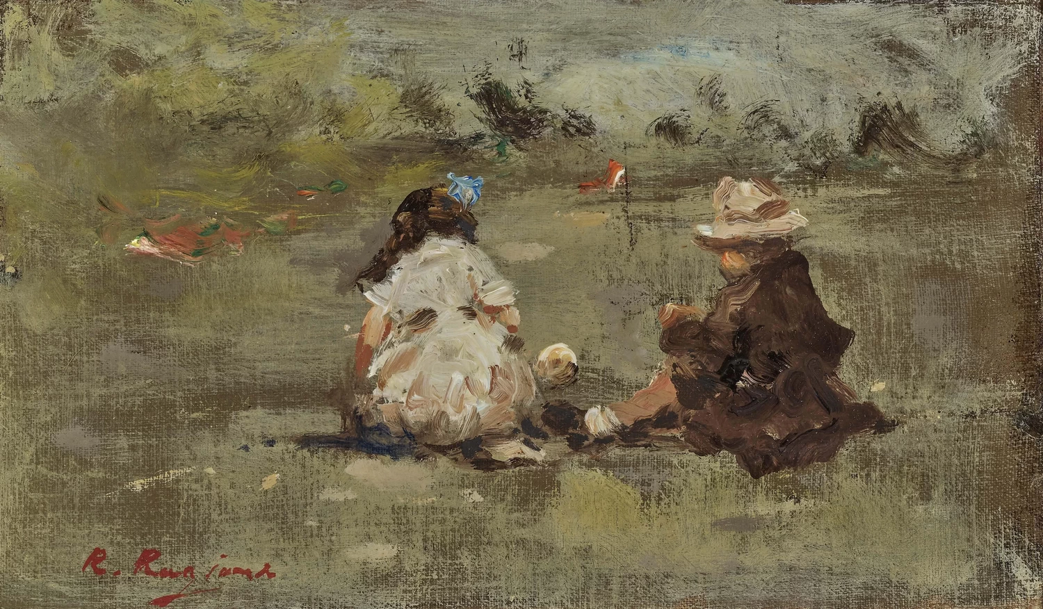 Due bambini nel parco